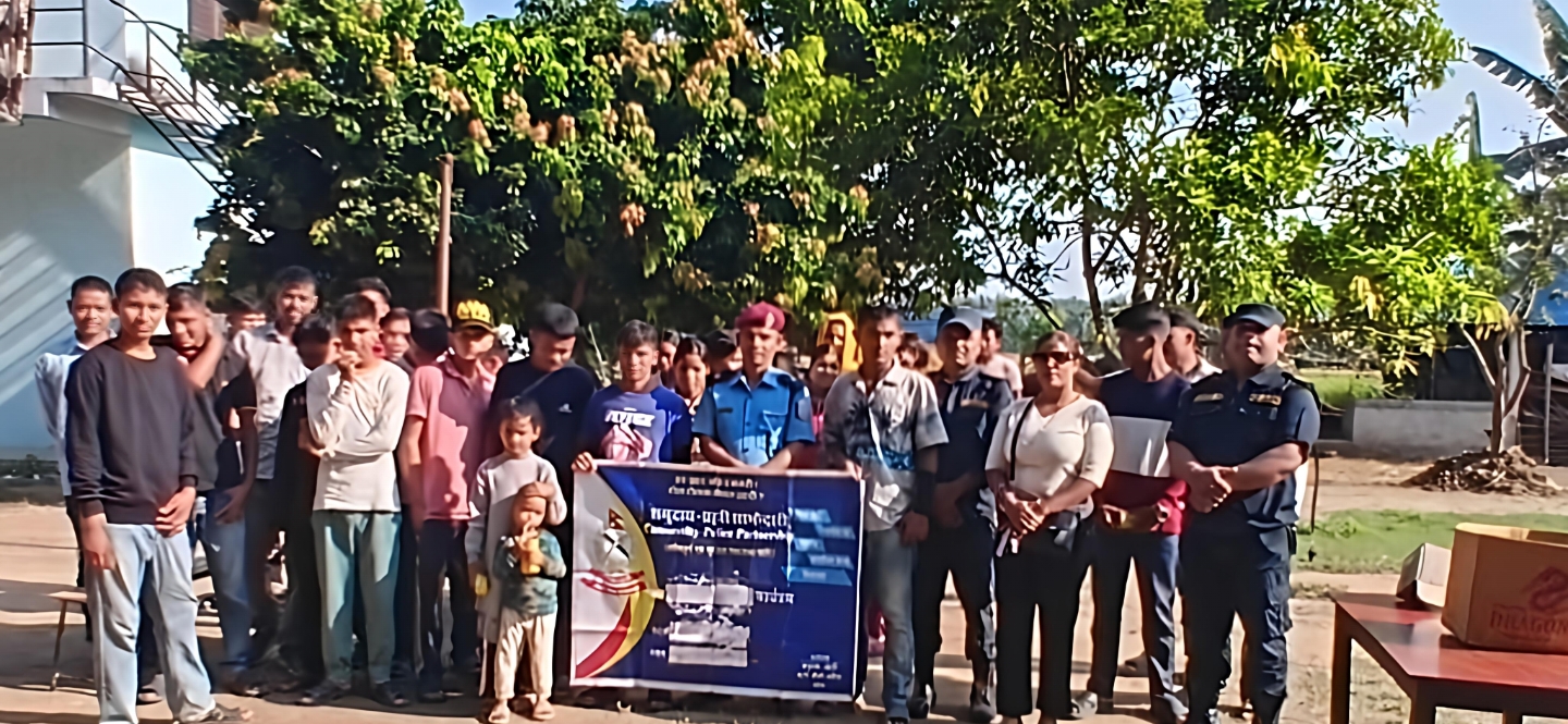 बालबालिकाको मुस्कानका लागि प्रहरी र एलिजा आर सीको पहल