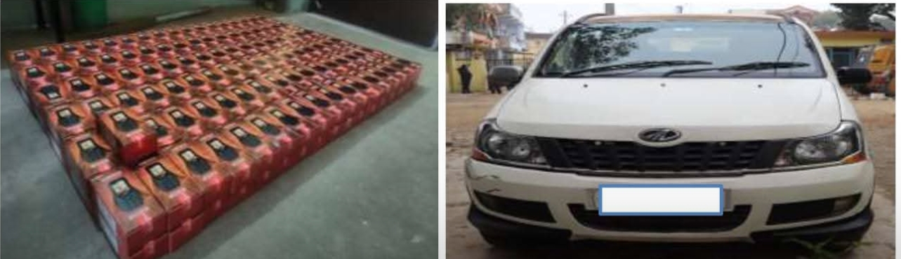 अवैध रूपमा भारत लैजाँदै गरिएको सामानसहित गाडी नियन्त्रणमा