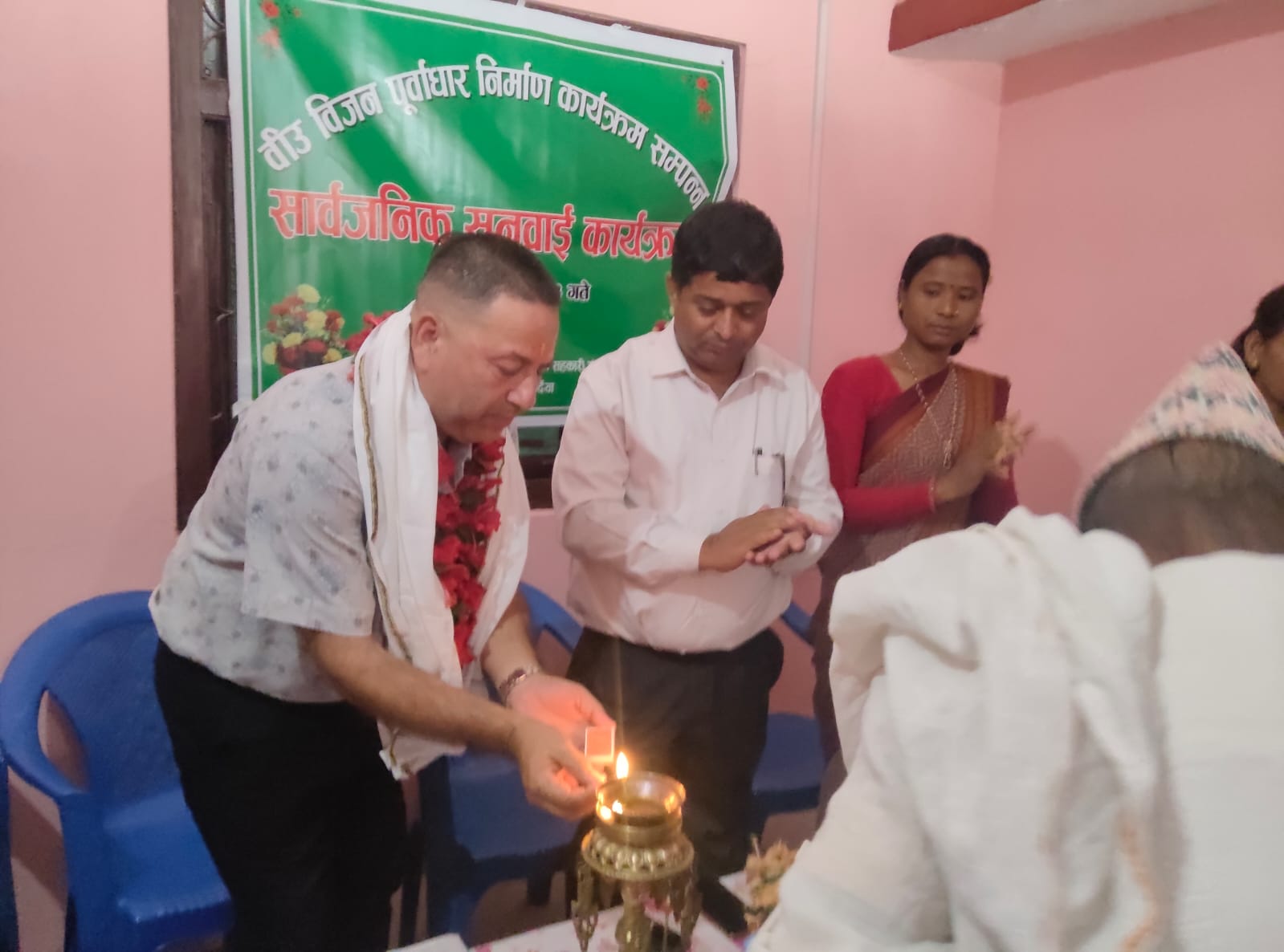 गोदाम घर निर्माण गर्दा भएको खर्च सार्वजनिक