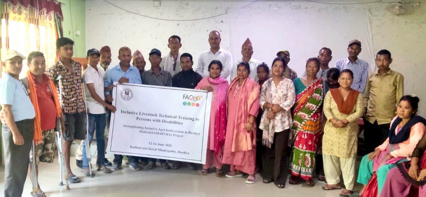 व्यवसायिक पशुपंक्षी पालन तालिम सम्पन्न